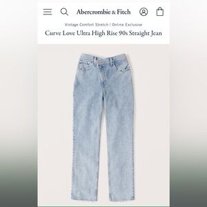 Abercrombie & Fitch Ultra High Rise Jean
